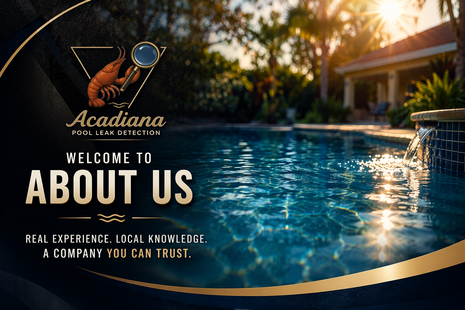 about Acadiana pool leak detection