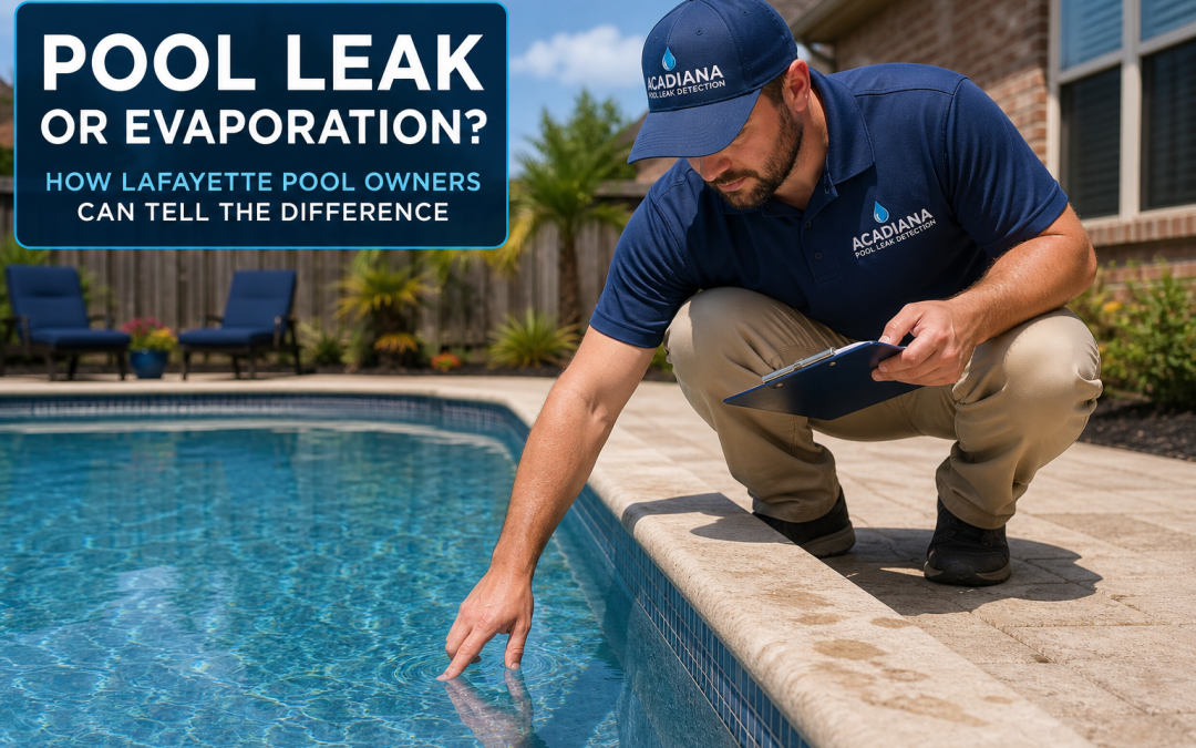 Pool Leak or Evaporation? How Lafayette Pool Owners Can Tell the Difference